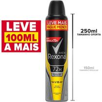 Desodorante Rexona Men V8 Aerossol Antitranspirante 72h com 250ml