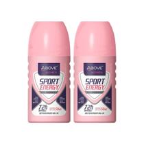 Desodorante Roll-On Above Women Sport Energy 50Ml - Kit 2Un