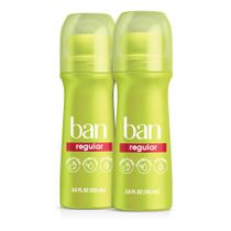 Desodorante Roll-on Ban Regular Scent, 100 ml, 24 horas, pacote com 2 unidades