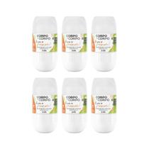 Desodorante Roll-On Corpo A Corpo Frescor 50Ml - Kit Com 6Un