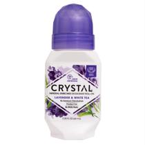 Desodorante Roll-On Crystal Mineral Lavanda e Chá Branco 66mL