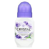 Desodorante Roll-On Crystal Mineral Lavanda e Chá Branco 66mL