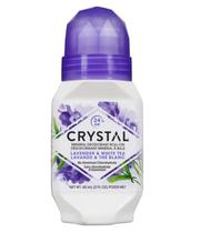 Desodorante Roll-On Crystal Mineral Lavanda e Chá Branco 66mL