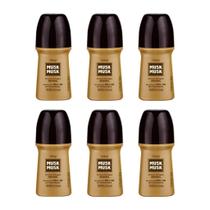 Desodorante Roll-On Delikad 50Ml Musk - Kit Com 6Un