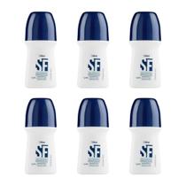 Desodorante Roll-On Delikad Sem Perfume 50Ml - Kit Com 6Un