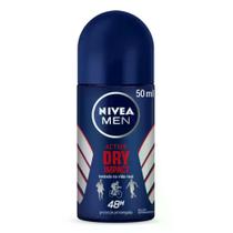 Desodorante Roll-On Dry Impact Plus For Men Nívea 50Ml - Nivea