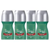 Desodorante Roll-on For Men Sport Skala 60ml Kit 4 unidades Desodorante Roll-on For Men Sport Skala 60ml Kit 4 unidades