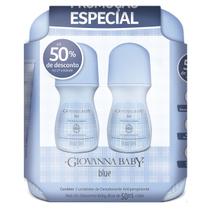 Desodorante Roll-on Giovanna Baby Blue 50ml Promocional Kit 2 Unidades Desodorante Roll-on Giovanna Baby Blue 50ml Promocional Kit 2 Unidades