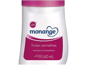 Desodorante Roll On Monange Antitranspirante - Feminino Frutas Vermelhas 60ml