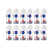 Desodorante Roll-On Nivea 50Ml Fem Dry Comfort - Kit C/12Un