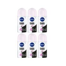 Desodorante Roll-On Nivea 50Ml Fem Invisible Clear - Kit C/6