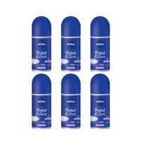 Desodorante Roll-On Nivea 50Ml Fem Protect E Care - Kit 6Un