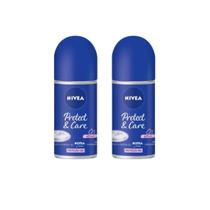 Desodorante Roll-On Nivea 50Ml Fem Protect E Care- Kit C/2Un