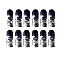 Desodorante Roll-On Nivea 50Ml Masc Invisible Power- Kit12Un