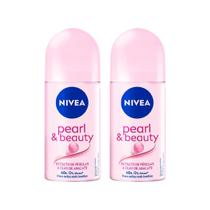 Desodorante Roll-on Nivea 50ml Pearl Beauty - Kit C/ 2un