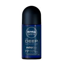 Desodorante Roll On Nivea Deep Carvão Ativado 50ml
