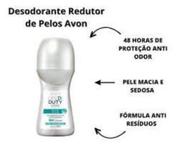 Desodorante Roll-On On Duty Redutor de Pelos - 50 ml Avon