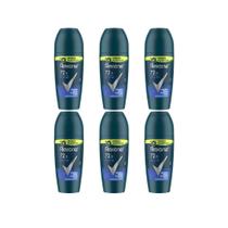 Desodorante Roll-On Rexona 50Ml Masculino Active - Kit C/6Un