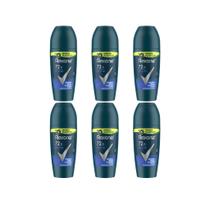 Desodorante Roll-on Rexona 50ml Masculino Active - Kit C/6un