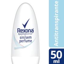 Desodorante Roll-On Rexona Sem Perfume Feminino 48h Hipoalergênico 50ml Desodorante Roll-On Rexona Sem Perfume Feminino 48h Hipoalergênico 50ml