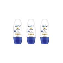 Desodorante Rollon Dove 50Ml Feminino - Kit C/3Un