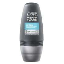 Desodorante Rollon Dove Masculino Clean Confort 50Ml Desodorante Rollon Dove Masculino Clean Confort 50Ml