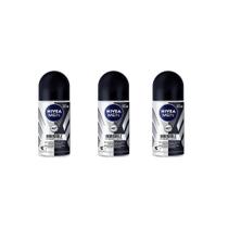 Desodorante Rollon Nivea 50 Ml Original Protec - Kit C/3und