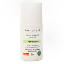 Desodorante RollOn Refrescante Natural e Vegano Herbia 50ml VCTO.31/08/2026 Desodorante RollOn Refrescante Natural e Vegano Herbia 50ml VCTO.31/08/2026