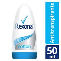 Desodorante rollon rexona cotton feminino 50ml Desodorante rollon rexona cotton feminino 50ml