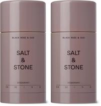 Desodorante Salt & Stone Black Rose & Oud 75 g, pacote com 2 Desodorante Salt & Stone Black Rose & Oud 75 g, pacote com 2