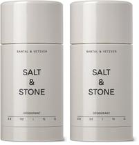 Desodorante Salt & Stone sem alumínio 75 g, pacote com 2 Desodorante Salt & Stone sem alumínio 75 g, pacote com 2