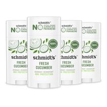 Desodorante Schmidt's Fresh Cucumber 75 mL, 4 unidades, sem alumínio Desodorante Schmidt's Fresh Cucumber 75 mL, 4 unidades, sem alumínio