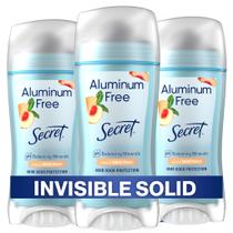 Desodorante Secret Aluminium Free 48 horas de proteção contra odores x3 Desodorante Secret Aluminium Free 48 horas de proteção contra odores x3