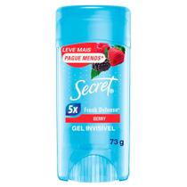 Desodorante Secret Berry Fresh Defense Antitranspirante Gel Invisível Stick 73g Desodorante Secret Berry Fresh Defense Antitranspirante Gel Invisível Stick 73g