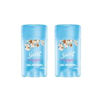 Desodorante Secret Clear Gel Cotton 45g - Kit C/ 2un