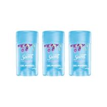 Desodorante Secret Clear Gel Lavender 45g - Kit C/ 3un