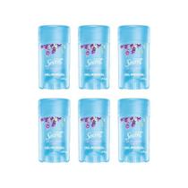 Desodorante Secret Clear Gel Lavender 45G - Kit Com 6Un