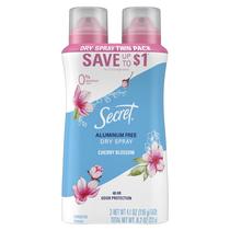 Desodorante Secret Dry Spray Sem Alumínio - Flor de Cerejeira - 120ml