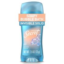 Desodorante Secret Invisible Solid 73 g Soapy Bubble Bath Desodorante Secret Invisible Solid 73 g Soapy Bubble Bath