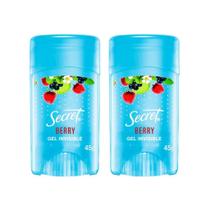 Desodorante Secret Stick Gel 45G Berry - Kit Com 2Un