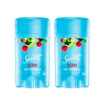 Desodorante Secret Stick Gel 45G Berry - Kit Com 2Un