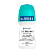 Desodorante Sem Alumínio e Sem Parabeno Roll On Sem Perfume Schraiber 50ml