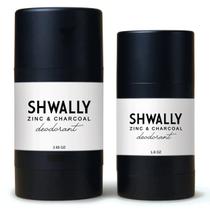 Desodorante Shwally Zinc & Charcoal True Natural 75mL sem perfume Desodorante Shwally Zinc & Charcoal True Natural 75mL sem perfume