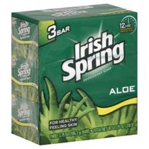 Desodorante Soap Irish Spring Aloe Mist, 9 barras x 3 pacotes