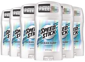 Desodorante Speed Stick Ocean Surf para Homens - 90ml (6 Unidades)