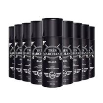 Desodorante Spray Antibacteriano Très Marchand Black 24h de Proteção 100ml (Kit com 9)