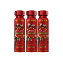 Desodorante Spray Antitranspirante Old Spice Amadeirado 150ml/93g - 3 unidades