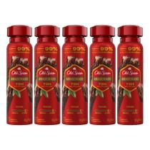 Desodorante Spray Antitranspirante Old Spice Amadeirado 150ml/93g - 5 unidades