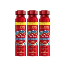 Desodorante Spray Antitranspirante Old Spice Refrescante 200ml/124g - 3 unidades