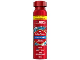 Desodorante Spray Antitranspirante Old Spice Refrescante Masculino 72 Horas 200ml